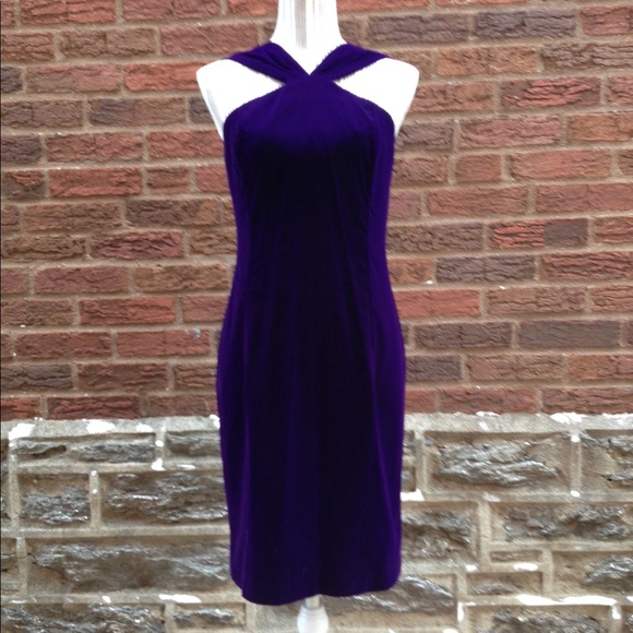Jessica Howard Dresses & Skirts - Purple velvet dress